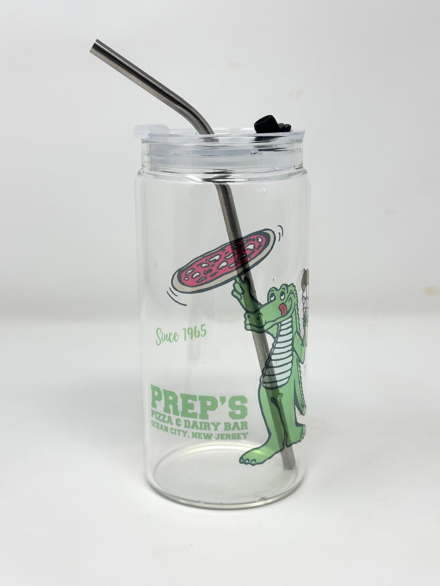 Prep's Soda Can Ice Coffee Glass