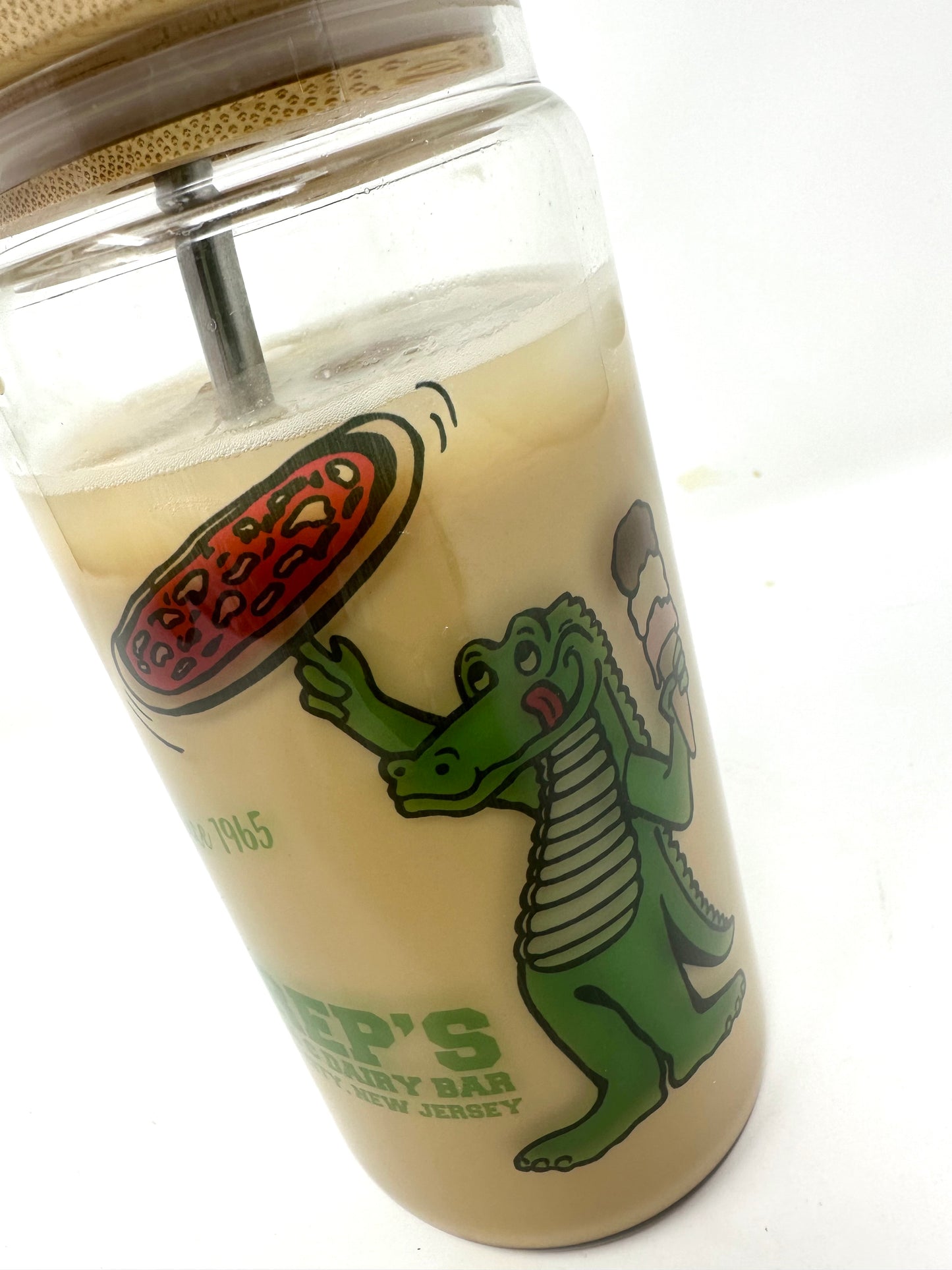 Prep's Soda Can Ice Coffee Glass