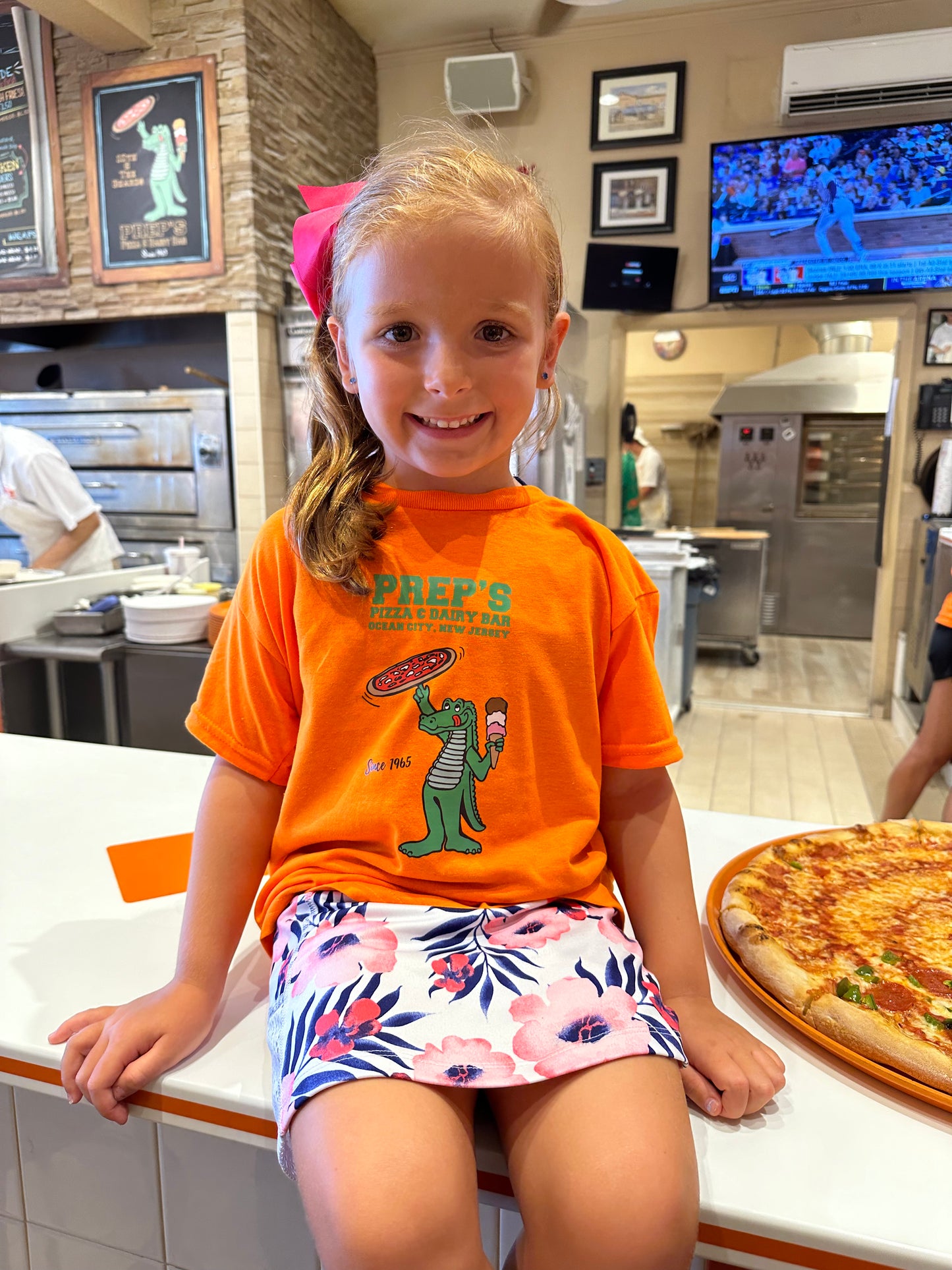 Orange Short Sleeve T- Shirt